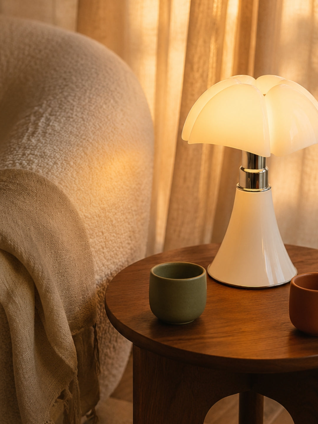 Lampe de table design chauve-souris