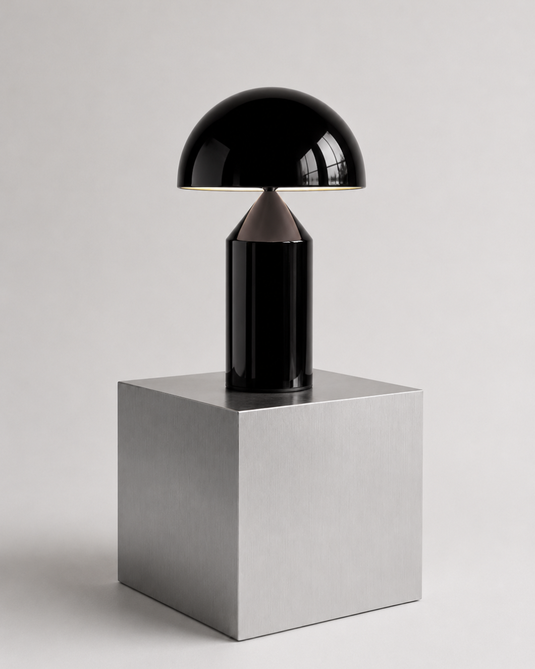 Lampe de table métal laqué : Champignon grand format