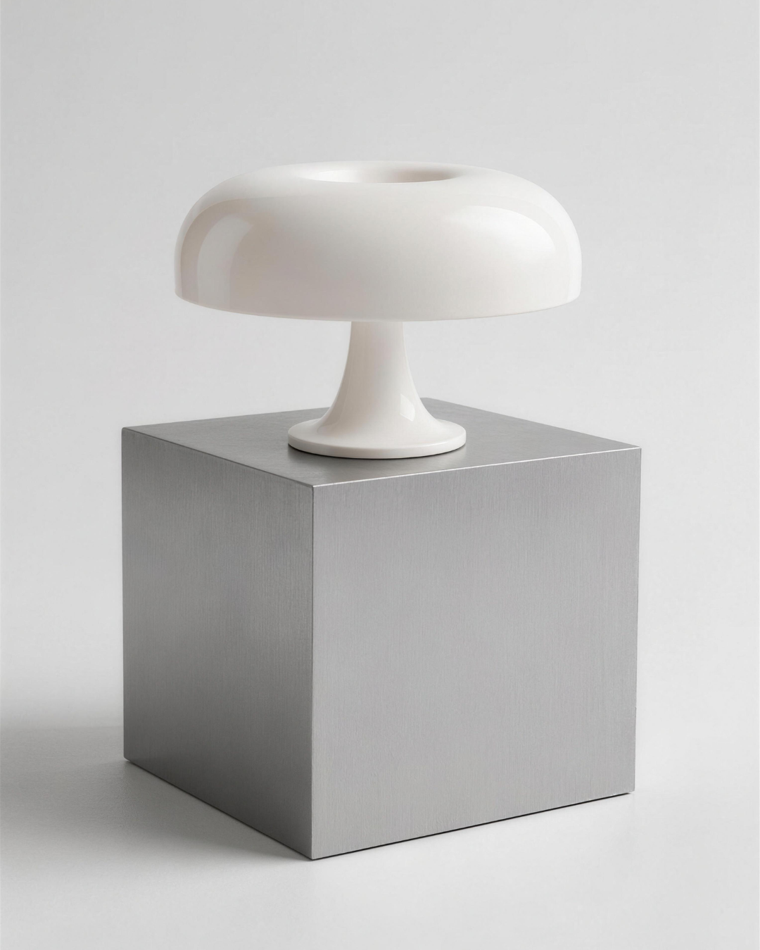 Lampe de table résine : Champignon dôme années 60