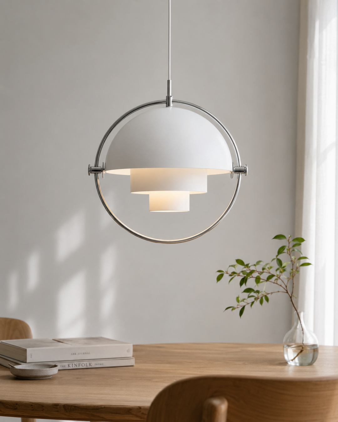 Suspension métal orientable : Sphère pivotante petit format