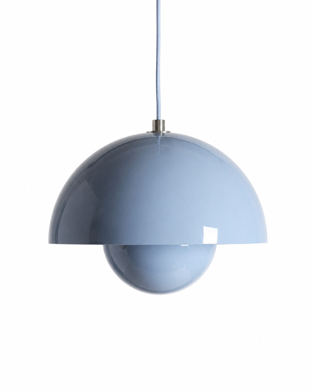 Suspension métal laqué : Demi-sphère colorée