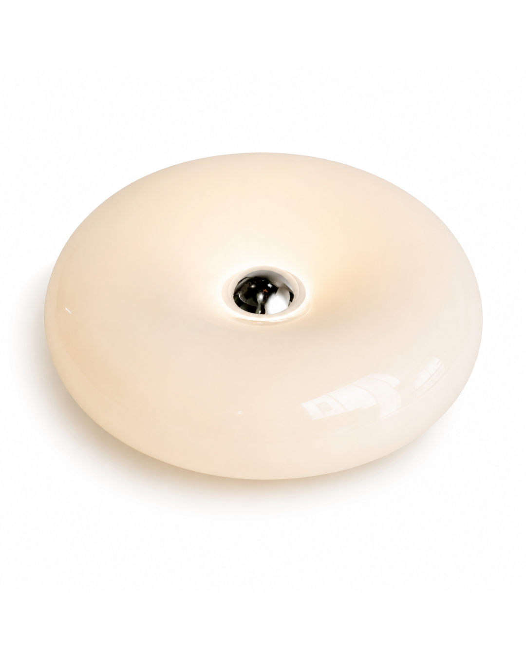 Applique murale verre : Donut lumineux tactile