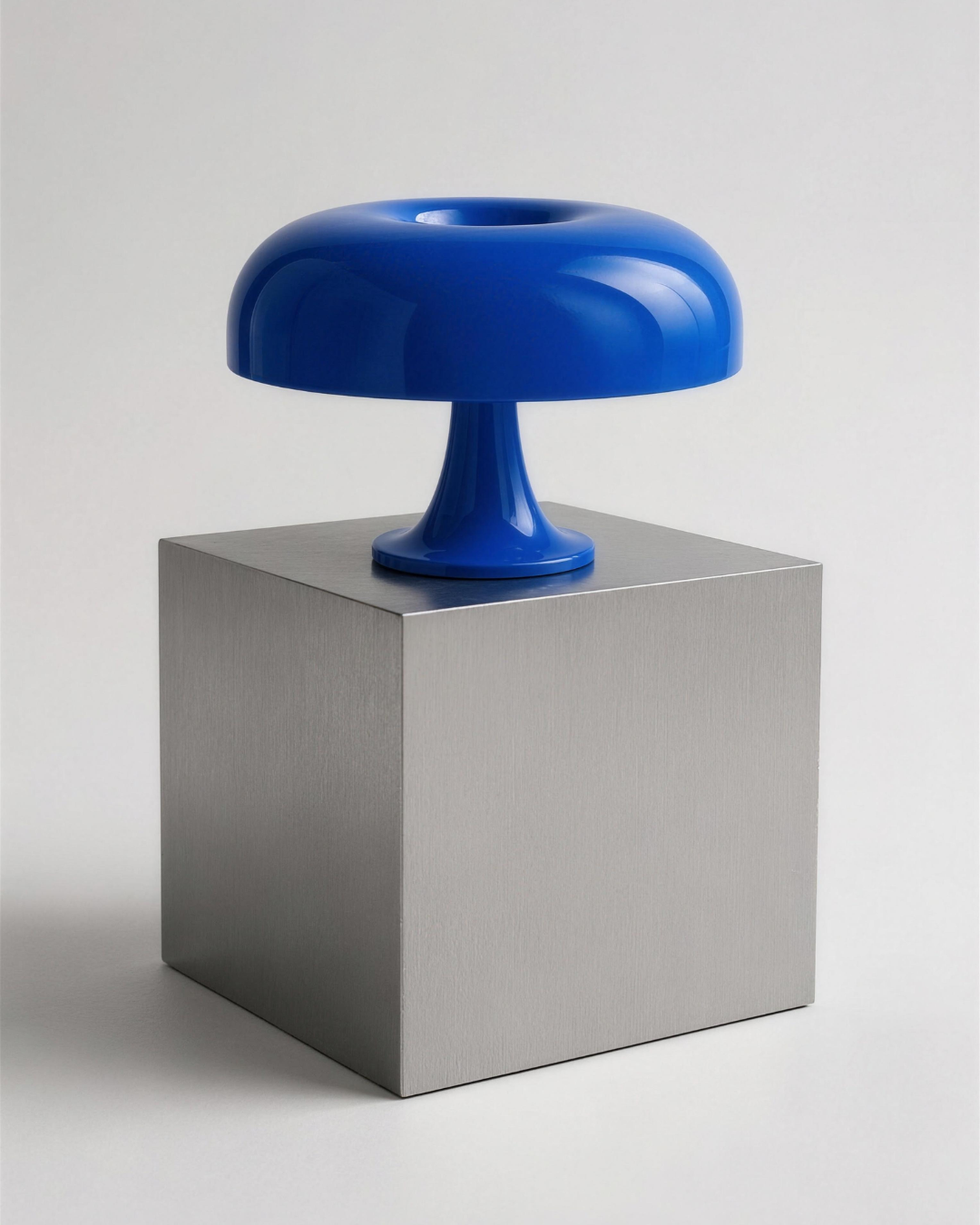Lampe de table résine : Champignon dôme années 60