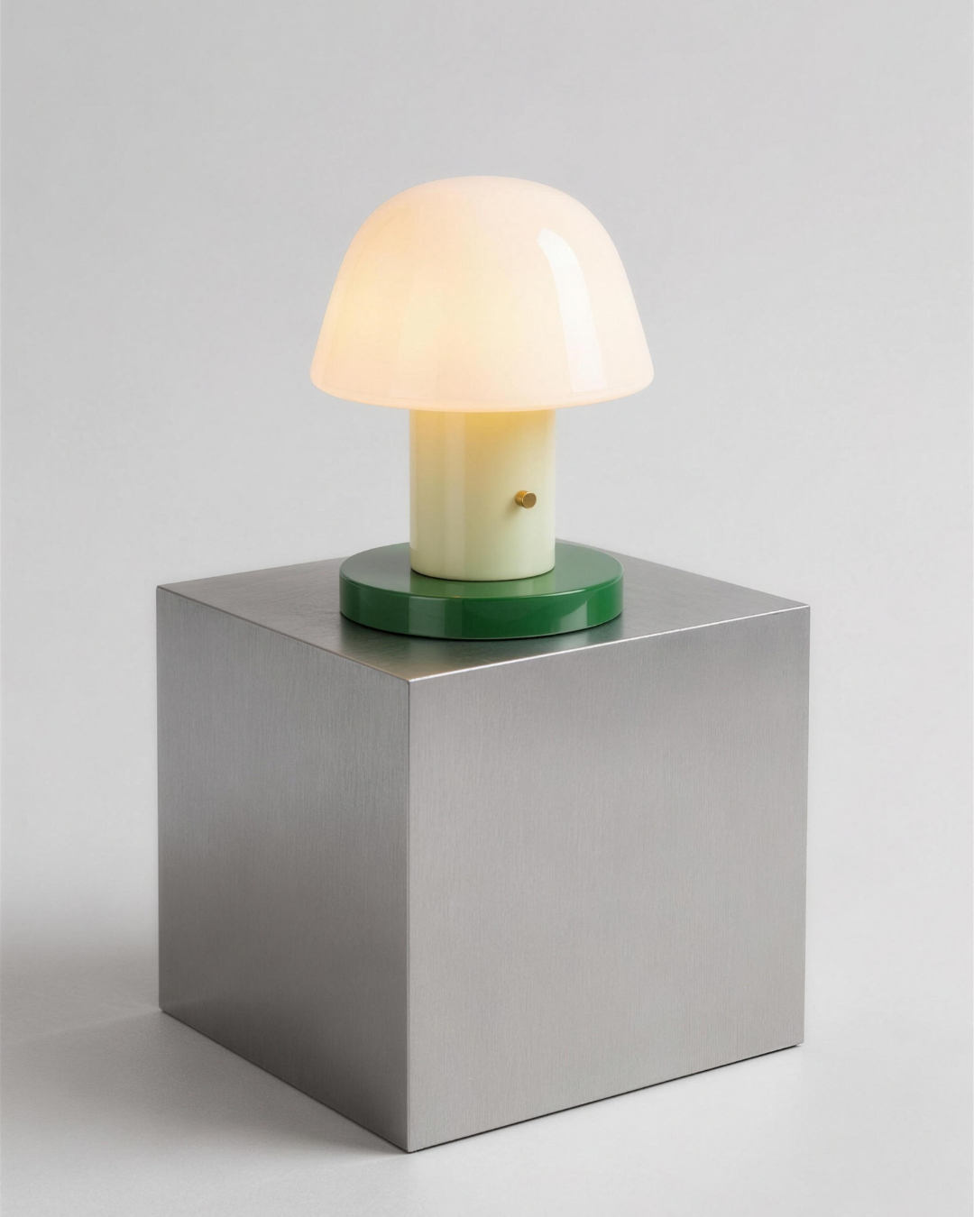 Lampe de table rechargeable : Champignon Memphis sans fil