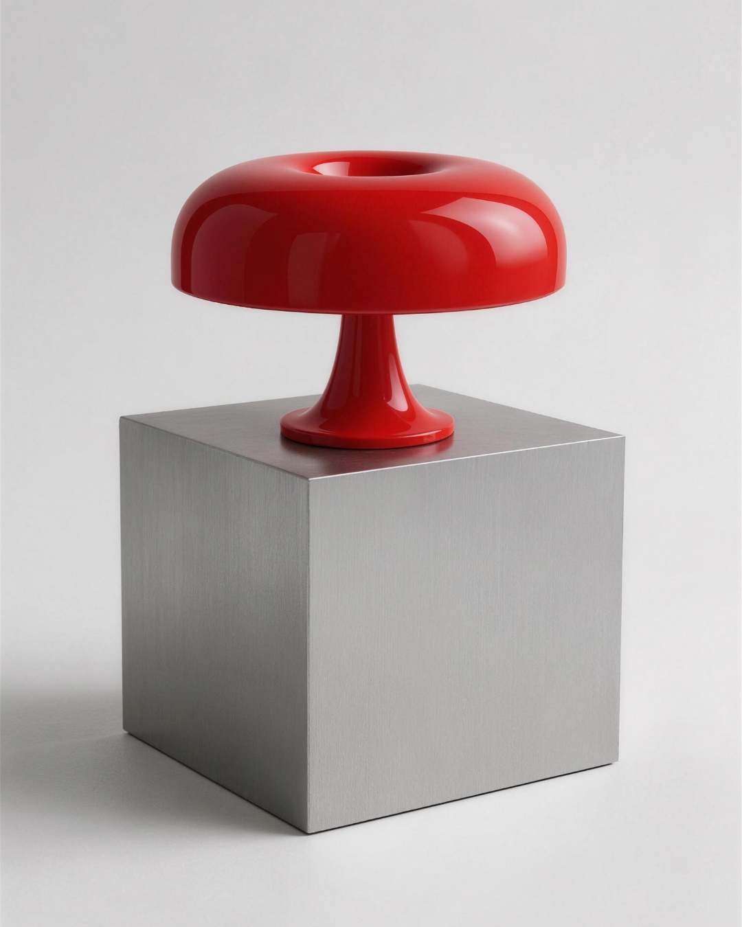 Lampe de table résine : Champignon dôme années 60