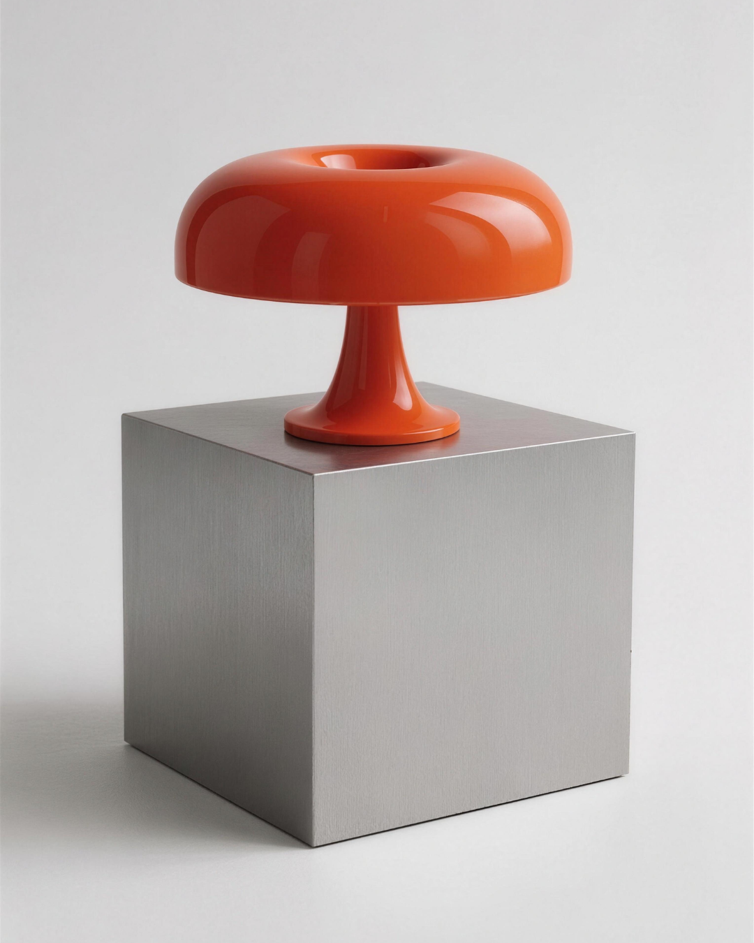 Lampe de table résine : Champignon dôme années 60