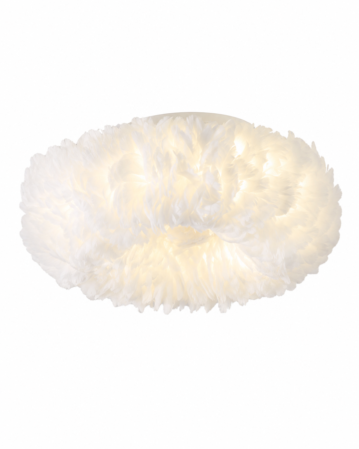 Plafonnier plumes : nuage organique spectre complet