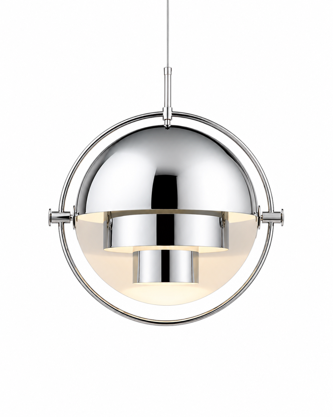 Suspension métal orientable : Sphère pivotante petit format