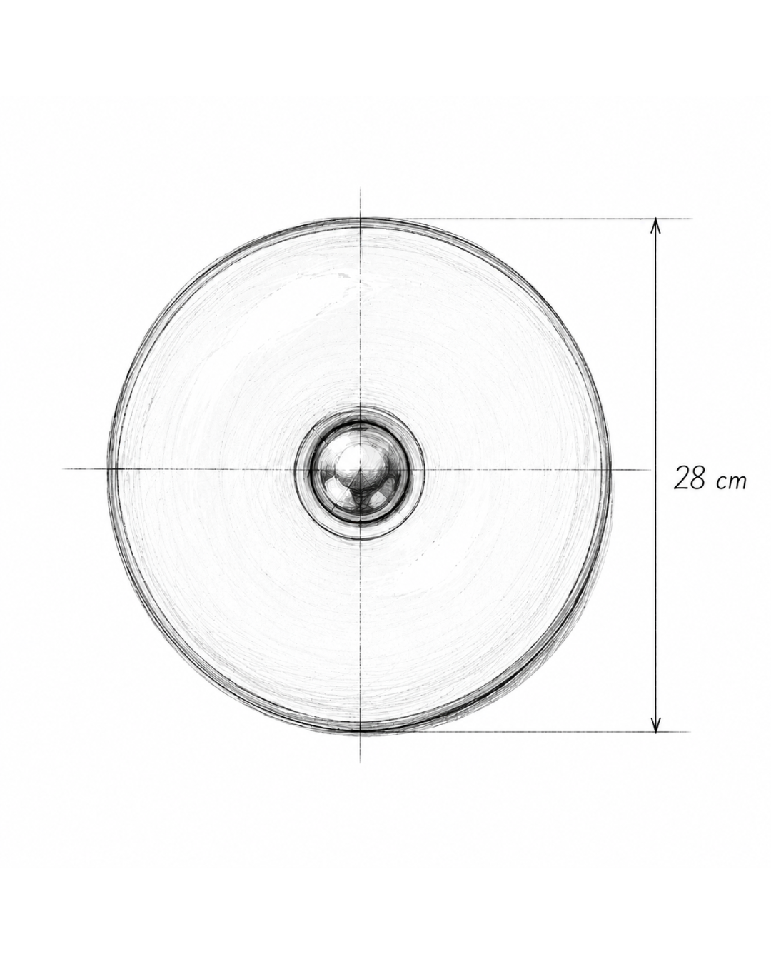 Applique murale verre : Donut lumineux tactile
