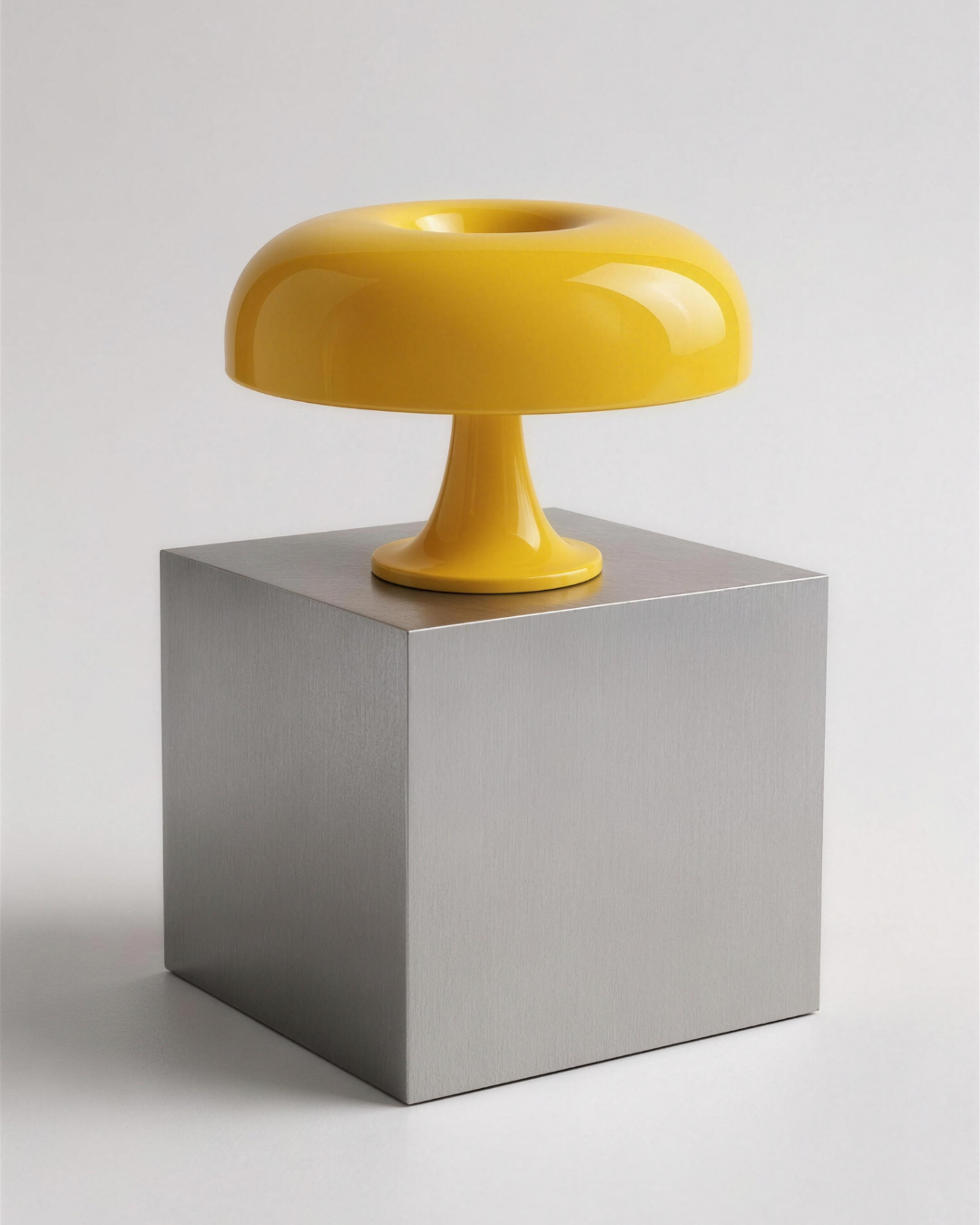 Lampe de table résine : Champignon dôme années 60